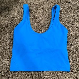 blue lululemon align tank size 2